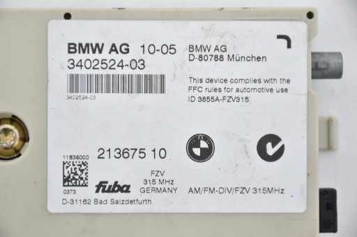 Modulo amplificatore antenna BMW X3 E83 3402524