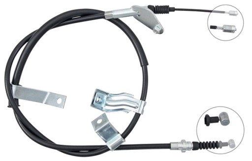 K16064 - КАБЕЛЬ РУЧНОГО ГАЛЬМА MAZDA CX-7 06-13 PT