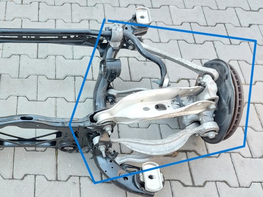 Audi Q8 E-TRON SportBack sususpension pneumatyczne left rear part rear.