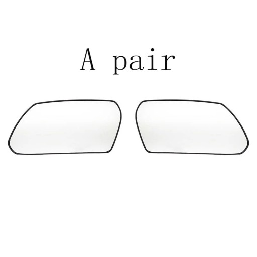 2000-2003 - Стекло зеркала заднего крыла левое и правое с подогревом для Ford Mondeo