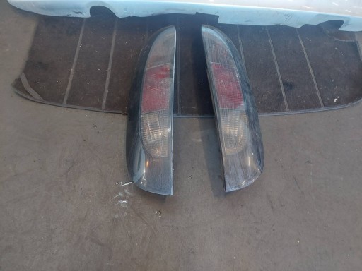 complete rear part OPEL CORSA C Z157 trunk door boot bumper rear part lights