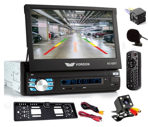 5201 - АВТОМАГНІТОЛА 7 ' КАМЕРА CITROEN BERLINGO 1 2