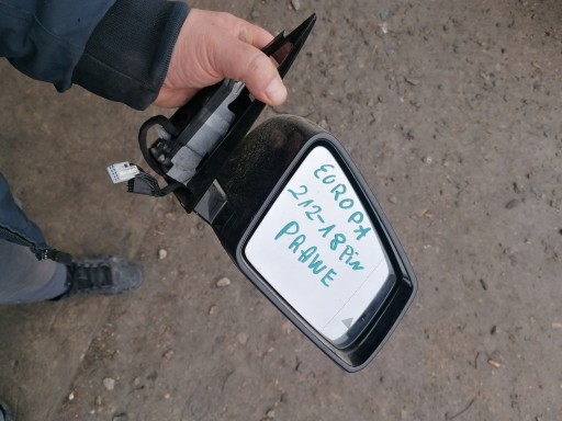 A2128102016 - MERCEDES W212 ЗЕРКАЛО ПРАВОЕ 18PIN ПОМОЩНИК 197 EU