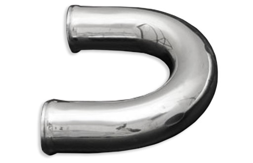 AL18060076 - Алюминиевый локоть 180' 76mm, 60cm