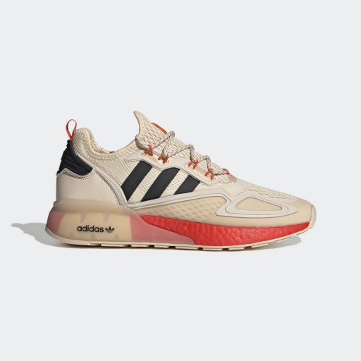 ADIDAS ORIGINALS ZX 2K BOOST LINEN BLACK ORANGE