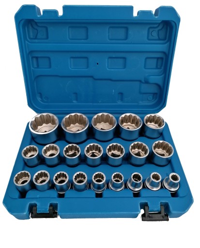 ШЛІЦЬОВІ КОВПАЧКИ 12 КУТ НАБІР КОВПАЧКІВ 1/2 8-36 21EL