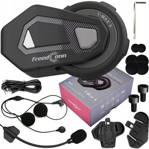 Мотоциклетний домофон BT TMAX - s V4 PRO + J. Польський