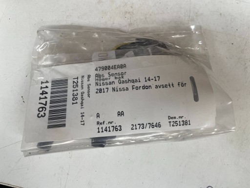 sensor ABS rear part NISSAN QASHQAI 479004EA0A @M