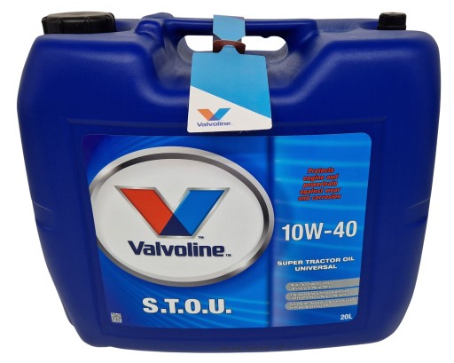 881223 - VALVOLINE 10W40 СУПЕР ТРАКТОРНА МАСЛО УНІВЕРСАЛЬНЕ 20л