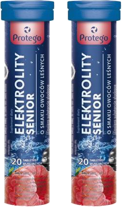 Protego Elektrolyty Senior 2x20 šumivých tabliet Electrolytes Senior