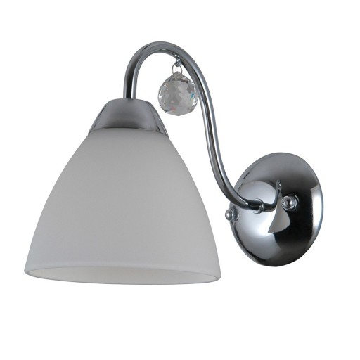 Kinkiet Lampa Ścienna Oprawa Chromowana Lugano E27 40W Nowoczesny Italux