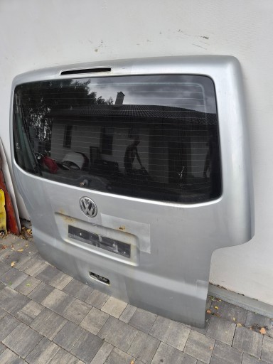 trunk door cover boot VW T5 T5 lift rear part srebrna