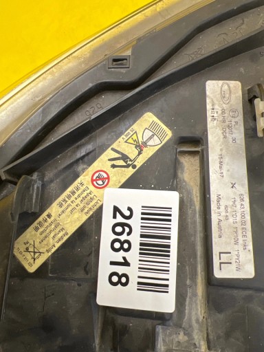 light left BMW 3 E90 E91 Xenon positioning 6942743