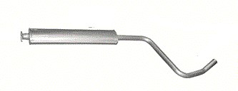 17.88 - Глушник середній Opel Astra J а / м 1,6