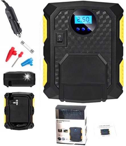 САМЫЙ МОЩНЫЙ АВТОМОБИЛЬНЫЙ КОМПРЕССОР TURBO 120W XXL