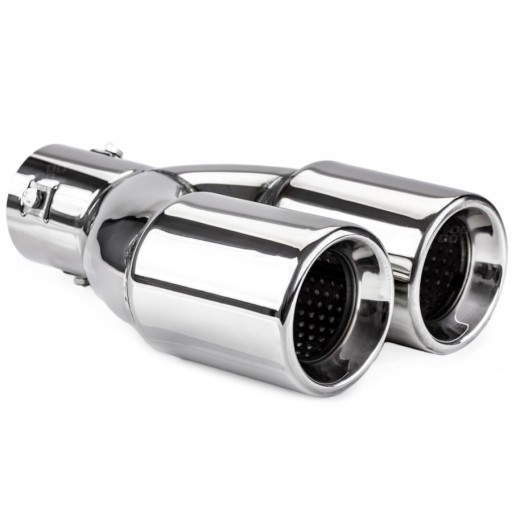 Насадка выхлопа Крышка глушителя Нержавеющая сталь + одноразовая проверка алкотестером