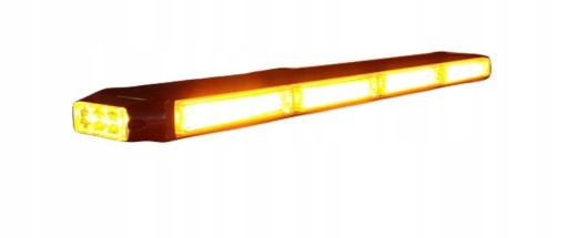 64LED 90CM - СТРОБОСКОП ОРАНЖЕВЫЙ ЛУЧ 24COB, 6LED ЭВАКУАТОР