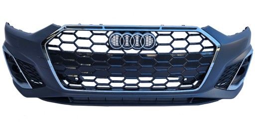 8W6807681T 8W6807682T - Бампер передний audi a5 8w6 f5 lift s-line chrom satin 4xpdc spr new