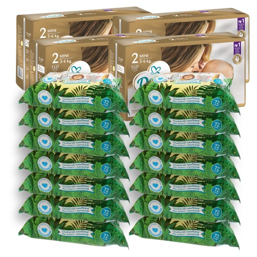 Підгузки Dada extra care розмір 2 3-6 кг 43 шт.