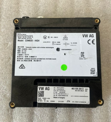 4K0 035 - Модуль контролера audi sos 4k0035284d