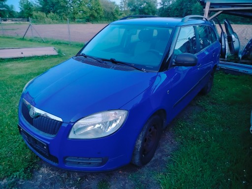 vorne komplet motorhaube Stoßstange Licht Kotflügel Gurten SKODA FABIA II EUROPA