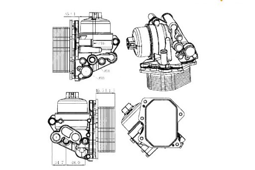 31308/NRF - NRF МАСЛООХОЛОДЖУВАЧ CITROEN JUMPER 2.2HDI 06- Z FI