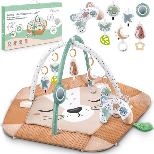 НАВЧАЛЬНИЙ ІНТЕРАКТИВНИЙ Килимок XXL 5в1 NUKIDO