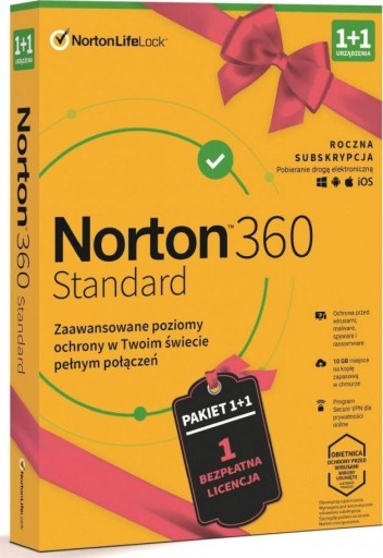 Symantec Norton 360 Standard 2 st. 12 mesiacov BOX
