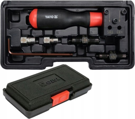 НАБОР РУЧНОГО ПРЕССА YATO ДЛЯ ТОРМОЗНОГО ШЛАНГА YT-06086