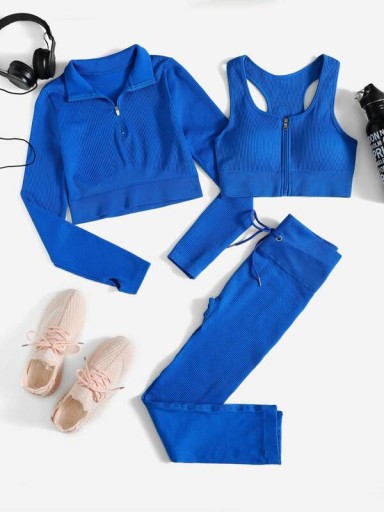 Тренувальний набір Shein M відтінки синього