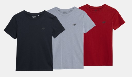 4F ФУТБОЛКА ДЛЯ ХЛОПЧИКА 3 ПРЕДМ.