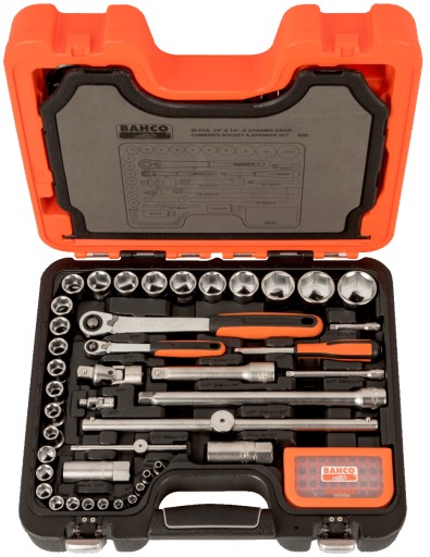 Набір торцевих ключів Bahco 3/8+1/4 S95