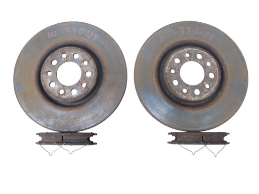 Montage Disques Frein 330mm x 28mm + Disques Avant JEEP CHEROKEE V KL
