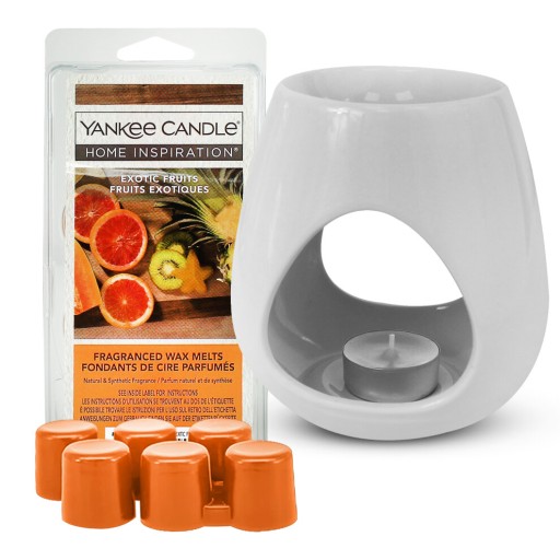 Yankee Candle Zestaw Kominek + wosk Exotic Fruits (GSS22) • Cena