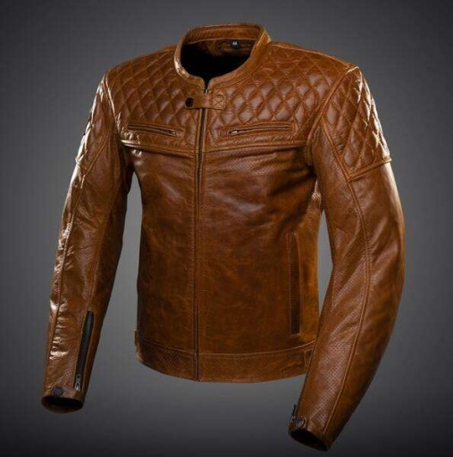 КУРТКА МОТОЦИКЛА КОЖАНАЯ 4SR SCRAMBLER COGNAC II 58