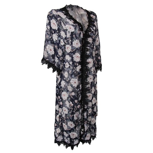 zakrytie bikín maxi kimono zakrytie dlhé maxi L