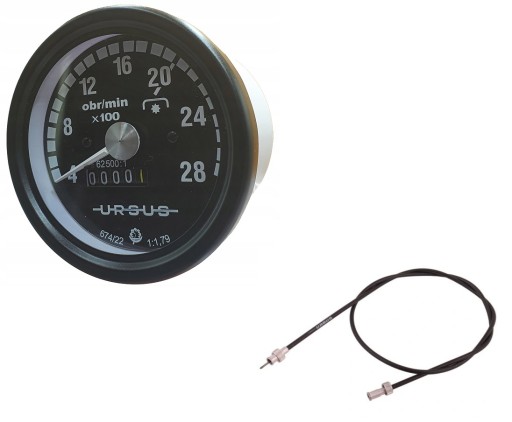 50657150,674/22 - Счетчик тахометр MTG + трос тахометра C360