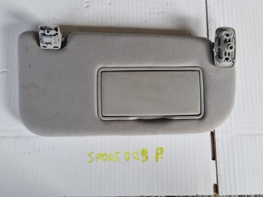 Kia sportage ii 04-10 правий сонцезахисний козирок