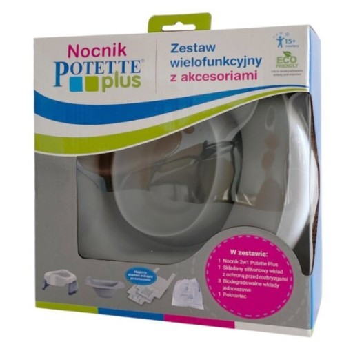Багаторазовий горщик Potette Plus, білий