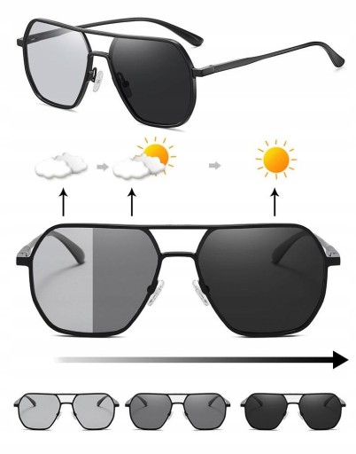 Фотохромные поляризованные солнцезащитные очки