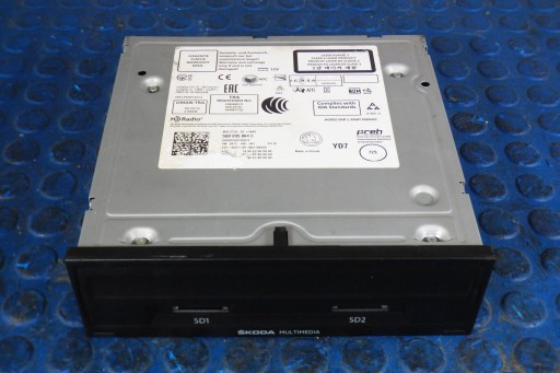 Skoda Superb III radio navigation card reader 5Q0035864C st.BDB