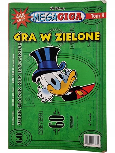 Zdjęcie egzemplarza: Gra w zielone / Mega Giga / Kaczor Donald / Komiks nr 9