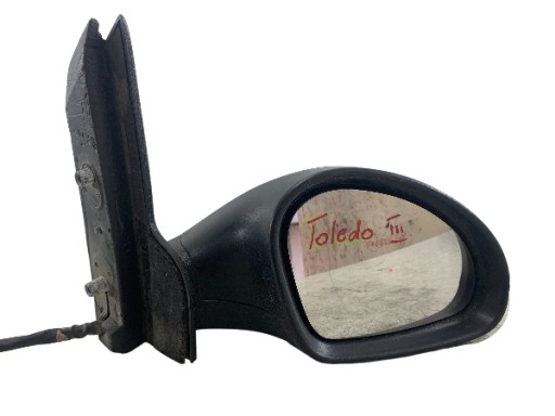 SEAT TOLEDO III mirror right black, manually