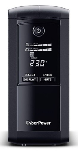 Cyberpower vp1000elcd-fr 1000va джерело безперебійного живлення