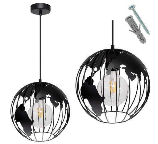 Стельовий світильник Moderno E27 чорний