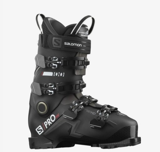 Lyžiarske topánky Salomon S/PRO HV 100 black/belluga/red 25/25.5