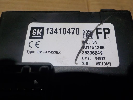 OPEL MERIVA B centralina comfort 13410470 MERIVA