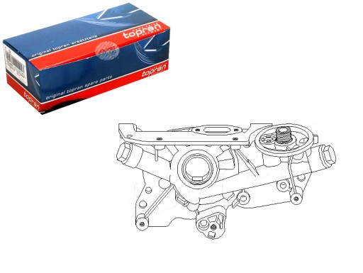 TOP206 536/RS4 - TOPRAN МАСЛЯНЫЙ НАСОС 646063 24402722 LP9980
