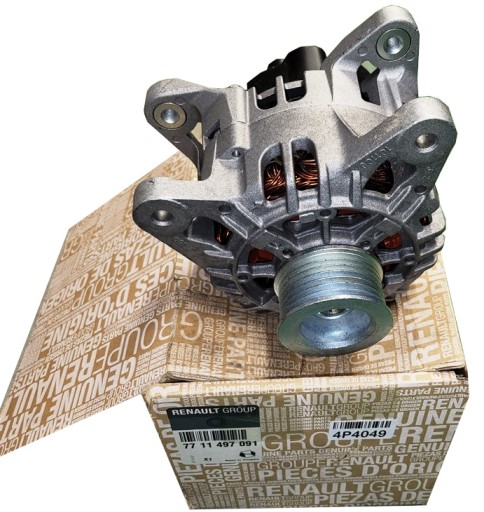 Оригинальный генератор renault clio iv 1.2 77 11 497 091 7711497091