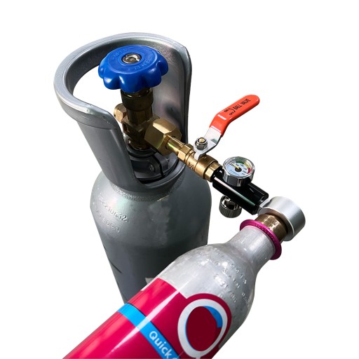 Doplnková stanica CO2 pre fľaše Sodastream DUO s rýchlospojkou a ventilom